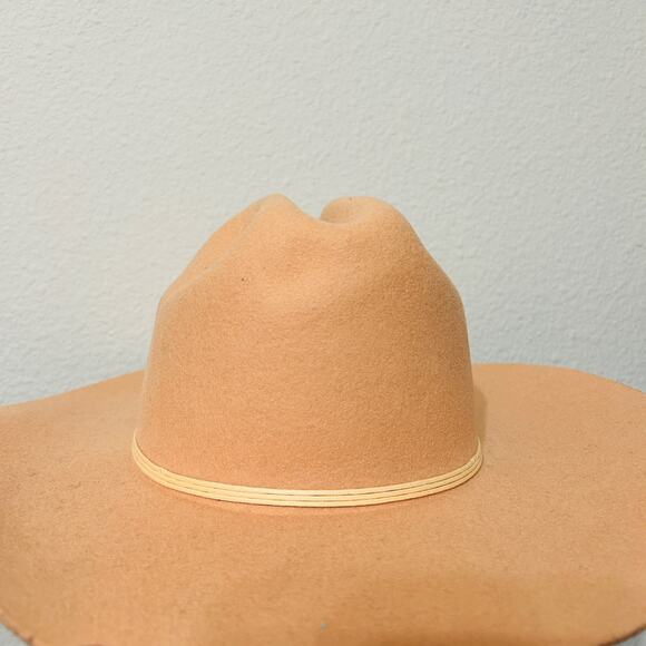 NEW Lack of Color The Ridge Peach Cattleman Wool Cowboy Hat Size Large 59cm main image 15